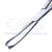 White Tonsil Seizing Forceps, Curved, 6mm Jaws, Overall Length 7-1/4" (182mm) - 561321J