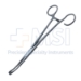 White Tonsil Seizing Forceps, Curved, 6mm Jaws, Overall Length 7-1/4" (182mm) - 561321J