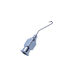 Wilbrandt Binkhorst Irrigating Cannula, 23ga, Angled Left, 14mm Bend To Tip, J Is 2.5mm Wide, Open End, Working Length 11/16" (18mm) 1695769,11/8/6542,K7-5431,91-2101