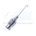 Wilbrandt Binkhorst Irrigating Cannula, 23ga, Straight, J Tip 2.5mm Wide, Open End, Working Length 11/16" (18mm) - 11-8-6541