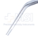 Wilde Ear Nasal Dressing Forceps, Delicate, Angled Shaft, 2mm Wide x 14mm Long Straight Serrated Jaws, Overall Length 4-3/4" (121mm) - 114-1018