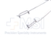 Williams Eye Speculumm Adult Model, Dull Finish, 14mm Blades, Spring-Controlled 52mm Spread Locking Mechanism, Overall Length 3-2/5" (86mm) - 461212J