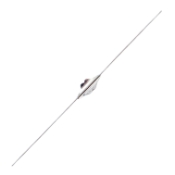 Williams Lacrimal Probe, Size 00/0, Malleable Sterling Silver, Overall Length 5-5/8" (142mm) 1249617,May-21,E4210