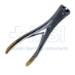 Wire Cutter, TC, Straight, Front Cutting, Double Action, Maximum Capacity 0.94" (2.4mm), Overall Length 8-3/4" (222mm) - D9738