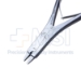 Wire Extraction Pliers, TC, Double Action, 2mm Wide Serrated Jaws, Overall Length 7'' (178mm) - D6572