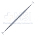 Worst Pigtail Probe, Stainless Steel, 9mm Diameter Pigtail Curved Blunt Probes, Including Pre-Cut Polyethylene Tubes, Round Knurled Handle, Polished Finish, Overall Length 5-1/2" (140mm) - 5-5362