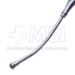 Yankauer Tonsil Suction Tube, 9mm, Bulbous Removable Tip, Working Length 4" (103mm), Overall Length 10.9" (275mm) - 114-8661