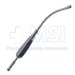 Yankauer Tonsil Suction Tube, 9mm, Bulbous Removable Tip, Working Length 4" (103mm), Overall Length 10.9" (275mm) - 114-8661