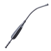 Yankauer Tonsil Suction Tube, 9mm, Bulbous Removable Tip, Working Length 4" (103mm), Overall Length 10.9" (275mm) 