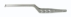 Yasargil Bayonet Microsurgical Tumor Forceps, Straight, 3mm Round Serrated Grasping Tips, Flat 3 Hole Handle Design, Overall Length 9" (225mm) - IG5422