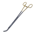 Z-Hysterectomy Forceps, Angled, Flared Shanks, Overall Length 12" (305mm) 