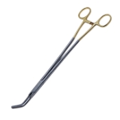 Z-Hysterectomy Forceps, Angled, Flared Shanks, Overall Length 12" (305mm) 
