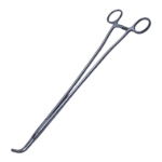 Z-Hysterectomy Forceps, Strong Curve, Flared Shanks, Overall Length 14" (305mm) 