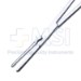 Z-Hysterectomy Forceps, Straight, Flared Shanks, Overall Length 16" (360mm) - 616303J-16