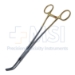 Z-Hysterectomy Forceps, Angled, Flared Shanks, Overall Length 9-1/2" (240mm) - 616398J