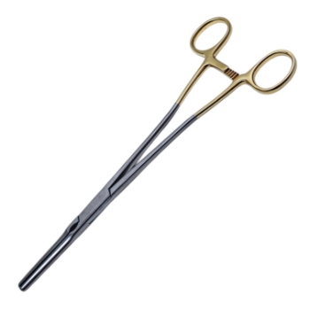 Z-Hysterectomy Forceps, Straight, Flared Shanks, Overall Length 9-1/2" (240mm) 