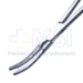 Z-Hysterectomy Forceps, Strong Curve, Flared Shanks, Overall Length 9-1/2" (240mm) - 616397J