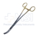 Z-Hysterectomy Forceps, Strong Curve, Flared Shanks, Overall Length 9-1/2" (240mm) - 616397J
