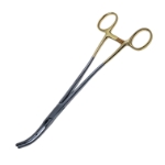 Z-Hysterectomy Forceps, Strong Curve, Flared Shanks, Overall Length 9-1/2" (240mm) 