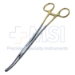 Z-Hysterectomy Forceps, Slight Curve, Flared Shanks, Overall Length 9-1/2" (240mm) - 616396J