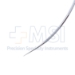 Ziegler Lacrimal Dilator, Double Ended, Stainless Steel, Double Ended Dilator Probes, Gentle Curve, Round Knurled Handle, Overall Length 5-1/4" (135mm) - 5-5447