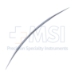 Ziegler Lacrimal Dilator, Double Ended, Stainless Steel, Double Ended Dilator Probes, Gentle Curve, Round Knurled Handle, Overall Length 5-1/4" (135mm) - 5-5447