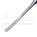 Zielke Gouge, Curved, 5.5mm Wide Head, Phenolic Handle, Overall Length 9" (230mm) - 19016-0701-2355