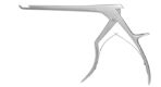 Love Kerrison Laminectomy Ronguer, Straight Shaft, 1mm Wide x 10mm Long, 90 Degrees Upbite, Regular Footplate, Large Handle, Working Length 6" (152mm) 