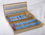 Instrument Cassette, Long Tray Accessory Area, 10-1/2" x 19-1/2" x 2-1/2" 