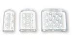 Inner Vent Instrument Guard, Clear, Non-Sterile, 5/64" x 5/8" x 1" (2mm x 15.9mm x 25.4mm), 100 Per Package 