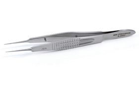 Castroviejo Suturing Forceps 0.12 Wide Serrated Handle (USA) 