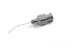 Air Injection Cannula, 27ga, Angled 45 Degrees Shaft, 8mm Tip To Bend, Polished Finish, Excluding Hub Overall Length 1-1/2" (37mm) 
