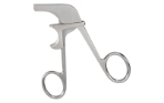 Super Arthroscopic Grasper, Slim Line Style Finely Toothed, Cupped Jaw, Straight Shaft, Straight Jaw, 8mm Long, 2.7mm Jaw Height, 35mm Wide Jaw, Uniquely Designed Slide Lock Handle, Working Length 5-1/8" (130mm) 
