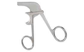 Super Arthroscopic Grasper, Slim Line Style Finely Toothed, Cupped Jaw, Straight Shaft, Straight Jaw, 8mm Long, 2.7mm Jaw Height, 35mm Wide Jaw, Uniquely Designed Slide Lock Handle, Working Length 5-1/8" (130mm) 