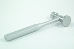 Stainless Steel Mallet, Candle Holder Shape, 1lb 2.3oz, Diameter 1-5/8" (40mm), Overall Length 10" (254mm) 