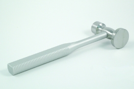 Stainless Steel Mallet, Candle Holder Shape, 1lb 2.3oz, Diameter 1-5/8" (40mm), Overall Length 10" (254mm) 