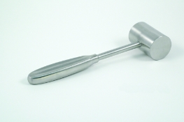 Kirk Mallet, Brass Filled Mallet, 1lb 8.5oz, Diameter 1.569" (39.8mm), Overall Length 8-3/4" (222mm) 