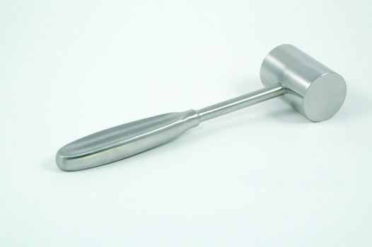 Kirk Mallet, Brass Filled Mallet, 1lb 8.5oz, Diameter 1.569" (39.8mm), Overall Length 8-3/4" (222mm) 