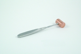 Mini Copper Mallet, Cylinder Shaped Head, 4.2oz, Diameter 0.787" (20mm), Overall Length 6-3/4" (172.6mm) 