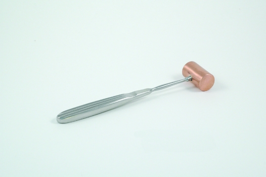 Mini Copper Mallet, Cylinder Shaped Head, 4.2oz, Diameter 0.787" (20mm), Overall Length 6-3/4" (172.6mm) 