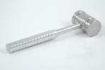 Stainless Steel Mallet, Large, Cylinder Shaped Head, 2lb 4.7oz, Diameter 1-3/4" (44.8mm), Overall Length 9-3/4" (250mm) 