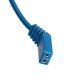 Reusable Blue Bipolar Cords, Angled Instrument End, Two Banana Pins Machine End, Overall Length 12" (305mm), 1 Per Package, Sold Non-Sterile - 201103