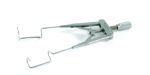 Lieberman Open Wire Speculum, 17mm Blades, Adjustable Lid Tension, Thumb Screw Control, Straight Shaft, 50mm Spread, Overall Length 3-3/8" (84mm) 1196657,May-76,E4065