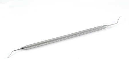 Masket Phaco Spatula / Rosen Phaco Splitter, Double Ended, 12mm Long Round Disk Shaped Spatula, Longitudinal Grooved Handle, Overall Length 5-1/2" (135mm) 