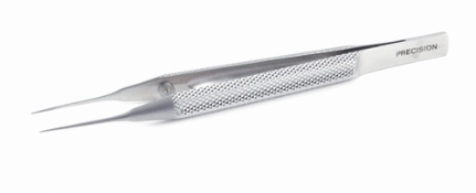 OGawa Suture-Fixation Forceps, Straight, 0.12mm Teeth, 5.5mm Tying Platform, 0.3mm Gap At Platform Heel, True Round Knurled Handle In The Closed Position, Overall Length 4-1/4" (108mm) K6-3310,2351E,E1881 12S