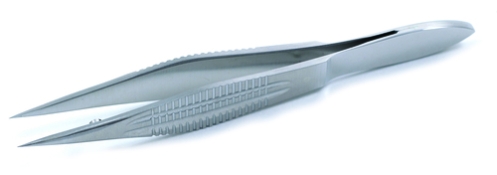 Paton Suture Forceps, Straight, Extra Delicate, Sharp Pointed Tips, 4.5mm Tying Jaw, Smooth Grip Handle, Overall Length 3-1/2" (90mm) E1889 S,2459E,E1889 S